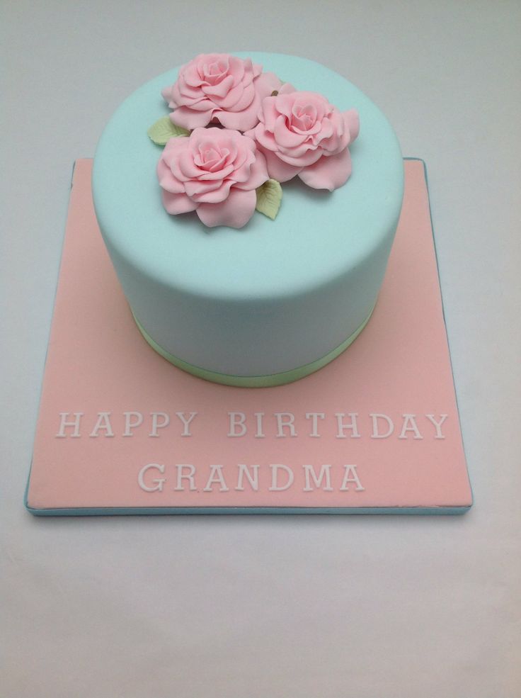 Fancy Fondant Birthday Cake