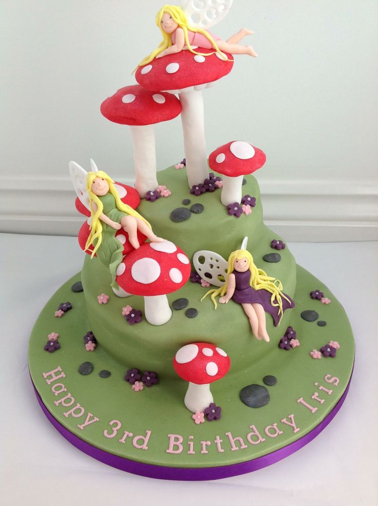 Fancy Fondant Birthday Cake