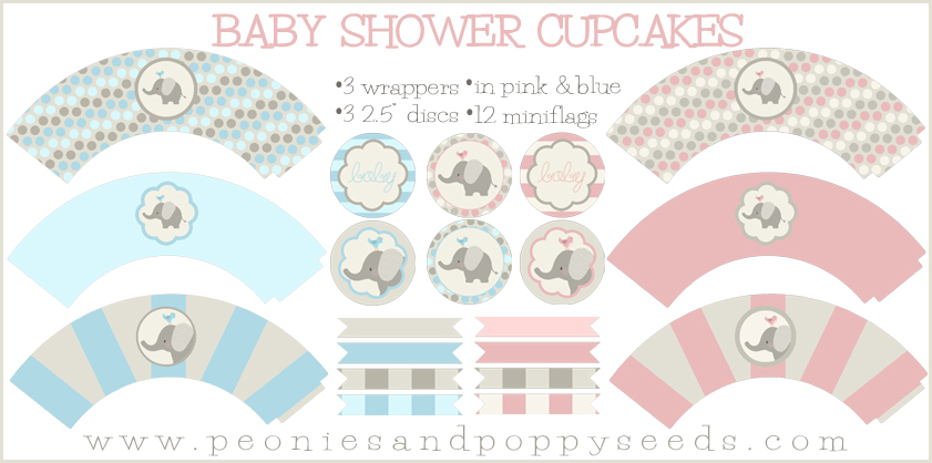 13 Cupcakes Baby Shower Printables Photo Free Printable Baby