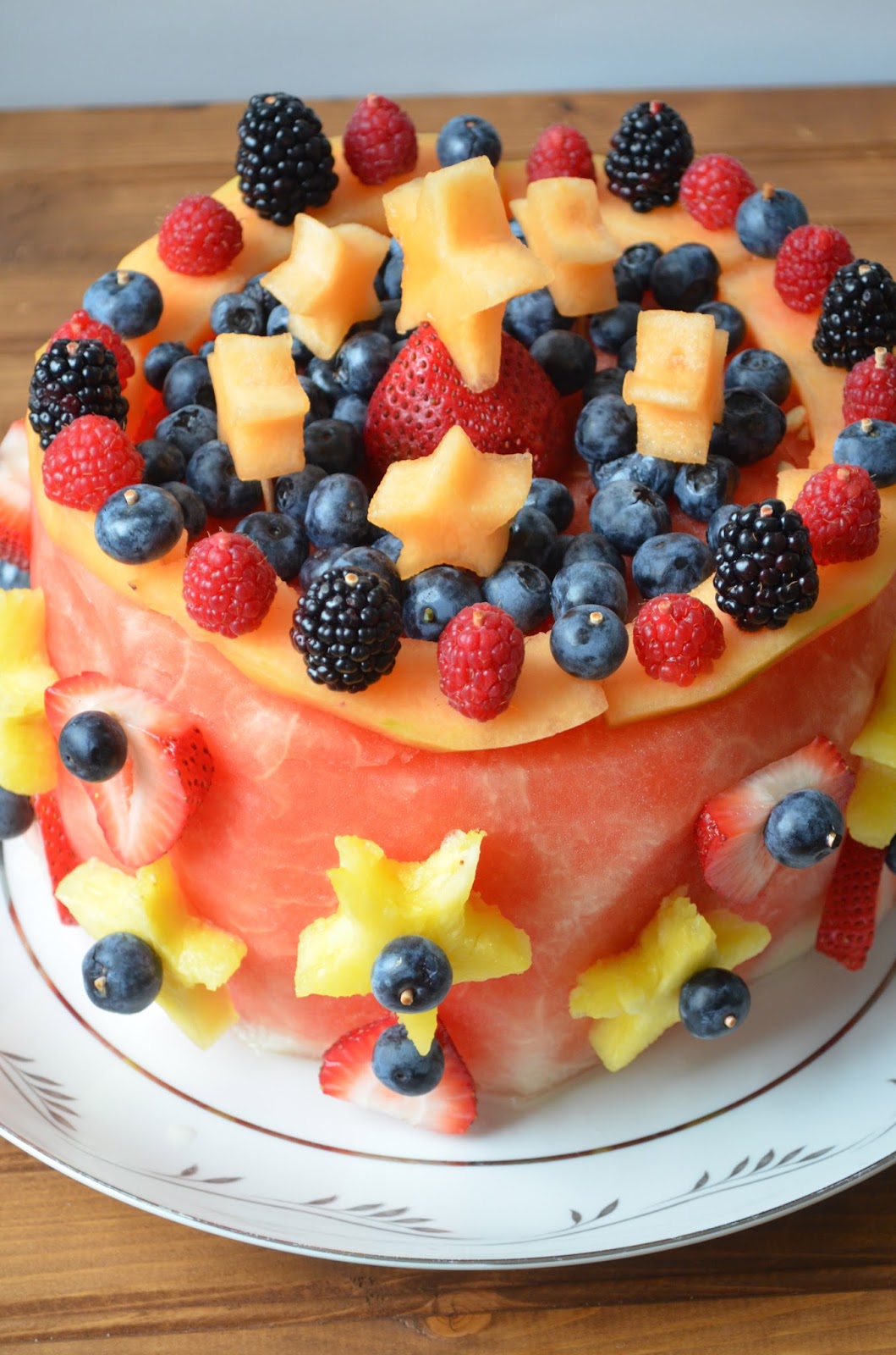 Fruit Birthday Cake