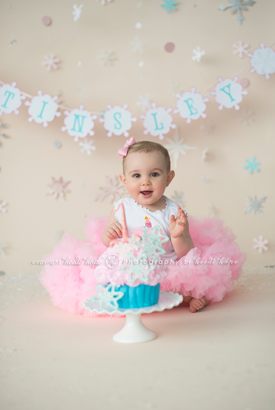 Girl First Birthday Smash Cake