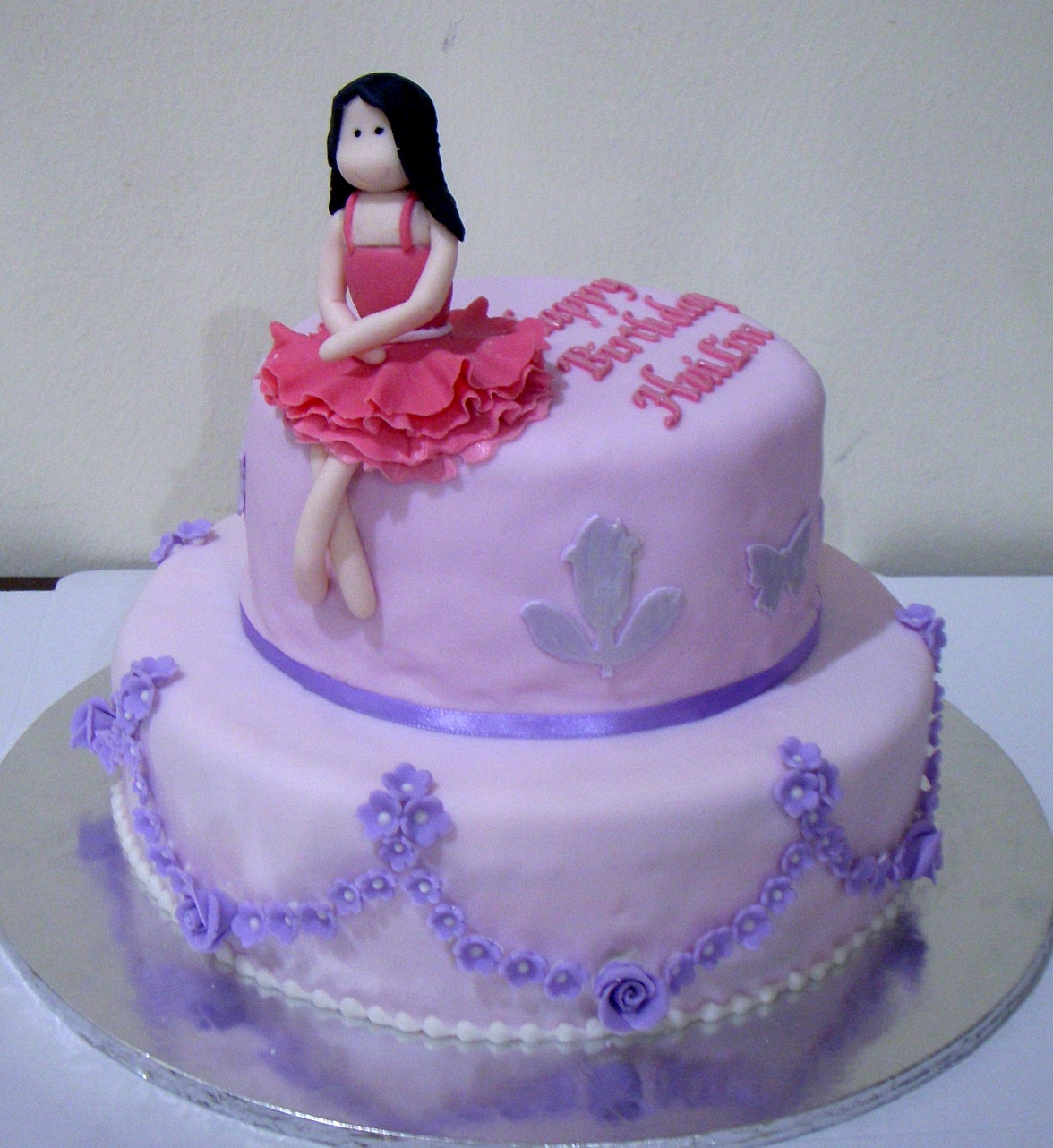 12 Photos of Purple Birthday Cakes For Girls