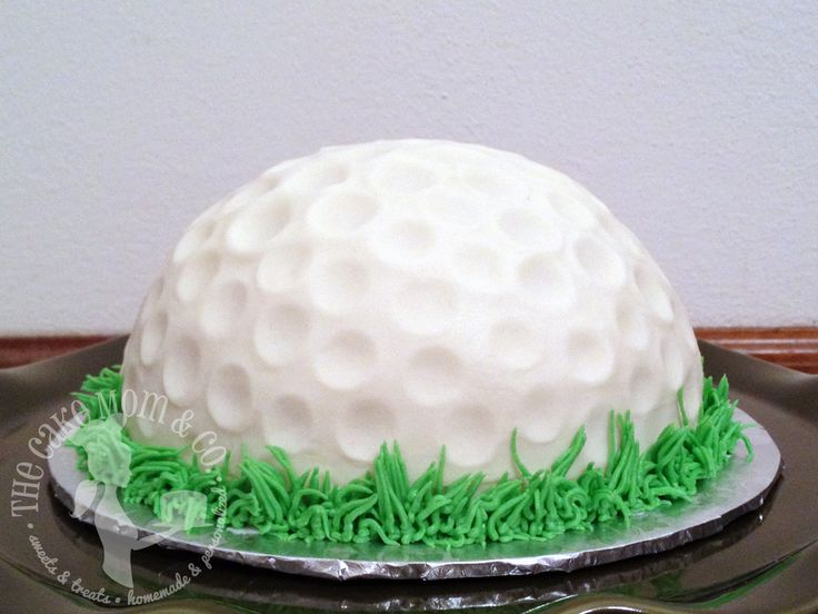 Golf Ball Cake