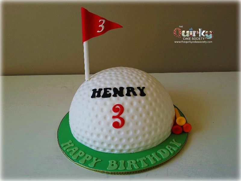 Golf Ball Cake