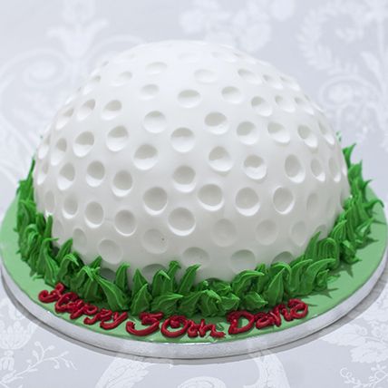 Golf Ball Graduation Cake