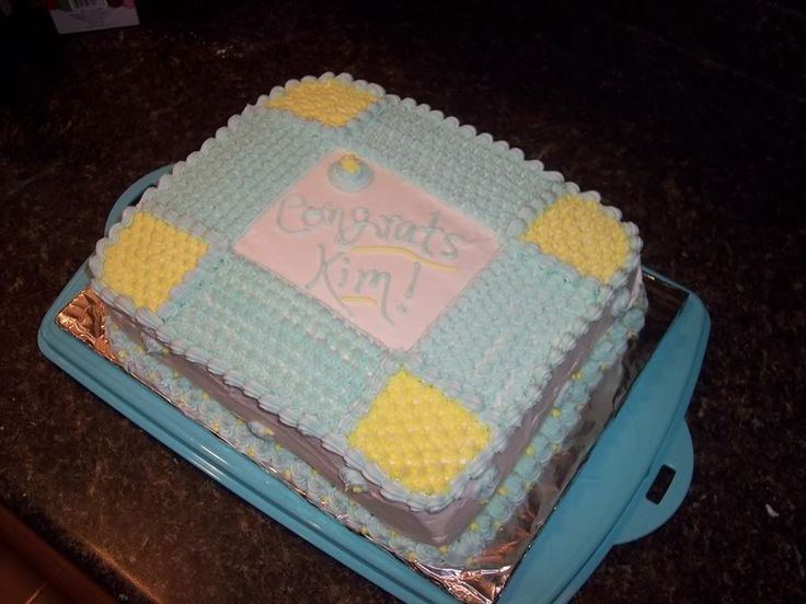 Homemade Baby Shower Cakes