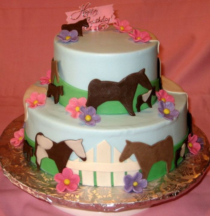 Horse Birthday Cake