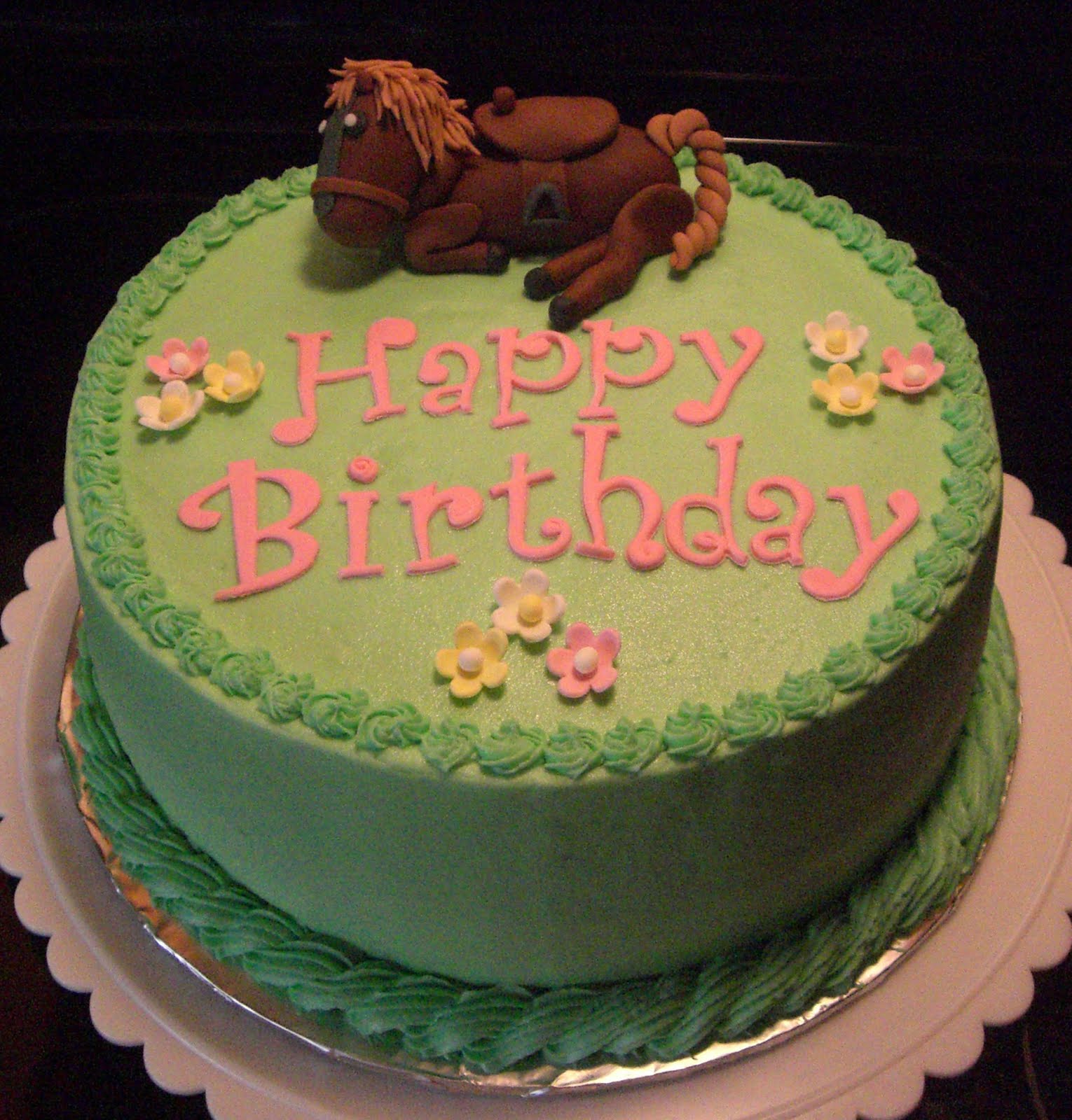 Horse Birthday Cake