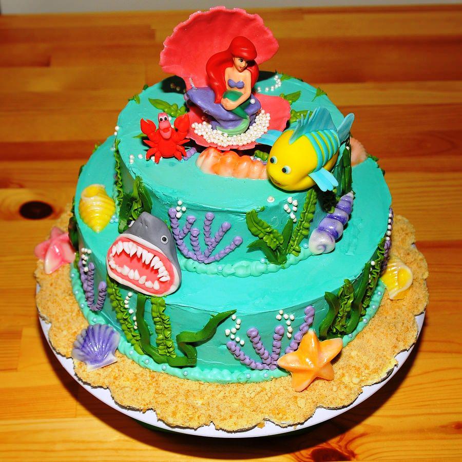 Little Mermaid Birthday Cake