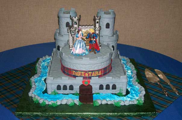 Medieval Castle Wedding Cake