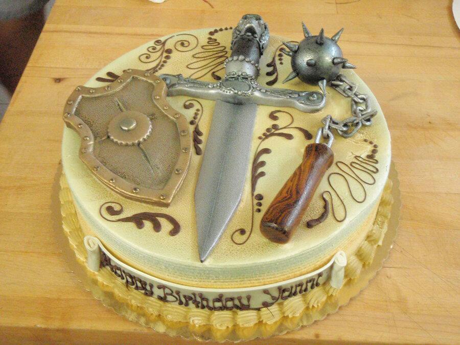 Medieval Times Birthday Cake