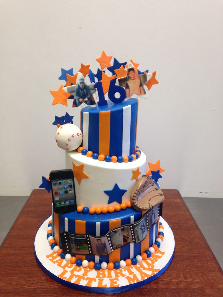 Mets Baseball Birthday Cake