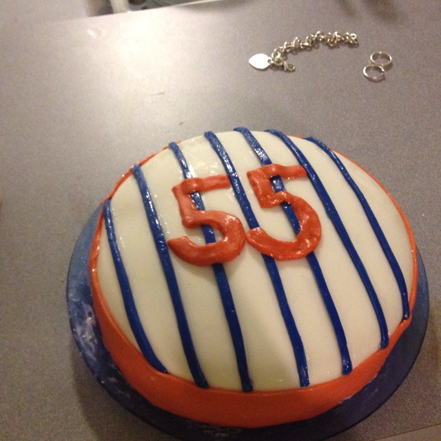 Mets Baseball Birthday Cake