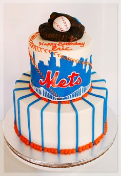 Mets Birthday Cake