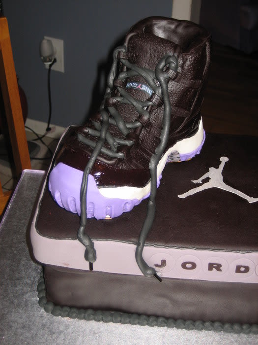 Michael Jordan Sneaker Cake