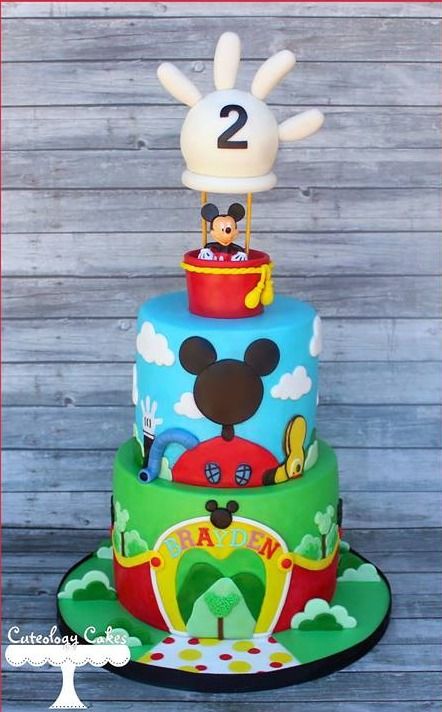 Mickey Mouse Clubhouse Cake