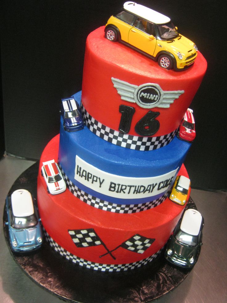 Mini Cooper Birthday Cake