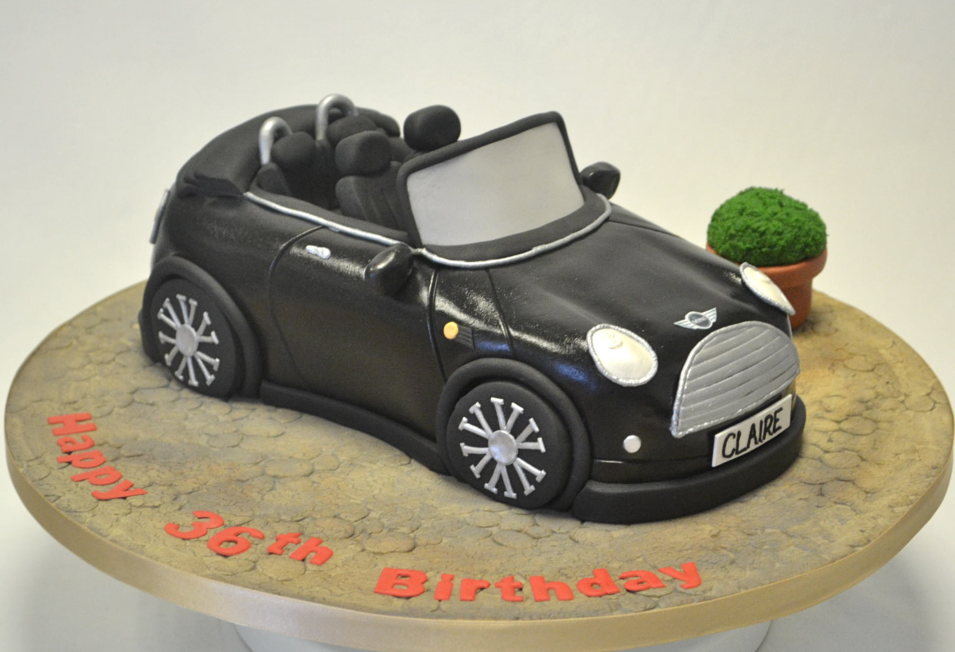 Mini Cooper Car Cake