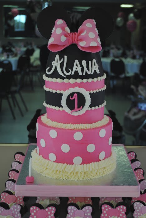 Minnie Mouse 1st Birthday Cake