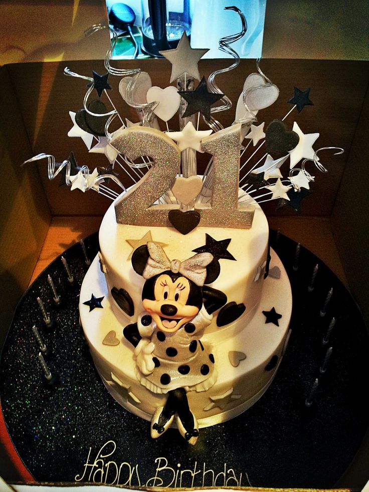 Minnie Mouse Birthday Cake 21st