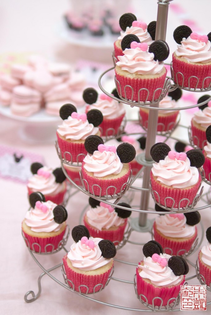 Minnie Mouse Birthday Cupcakes