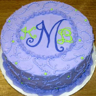 Monogram Birthday Cakes for Women