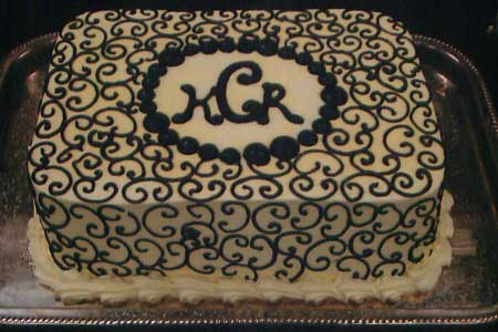 Monograms Birthday Sheet Cakes