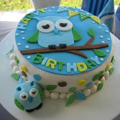 Owl Cake