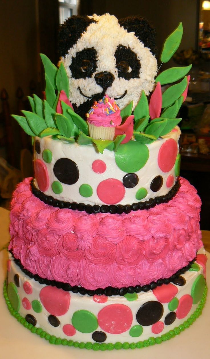 Panda Birthday Cake Ideas