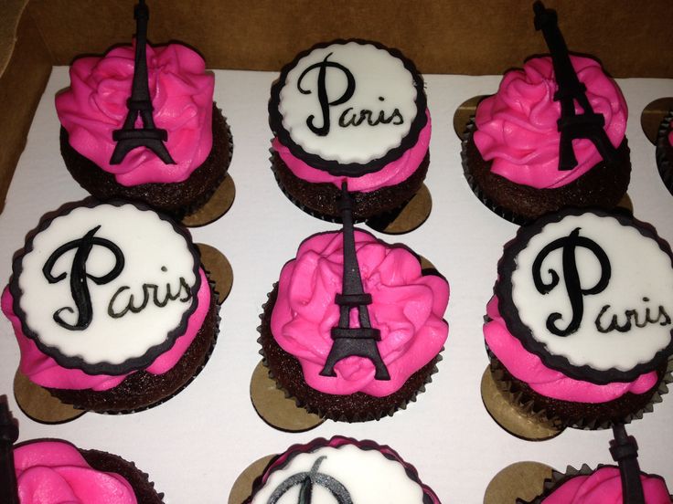 Paris Cupcakes