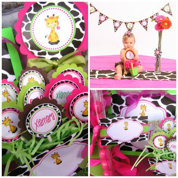 7 Photos of Lime Green Giraffe Birthday Cakes