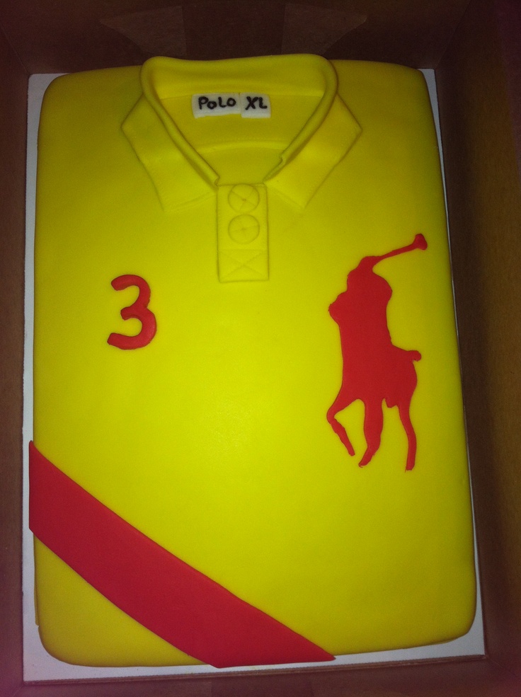 Polo Shirt Birthday Cake