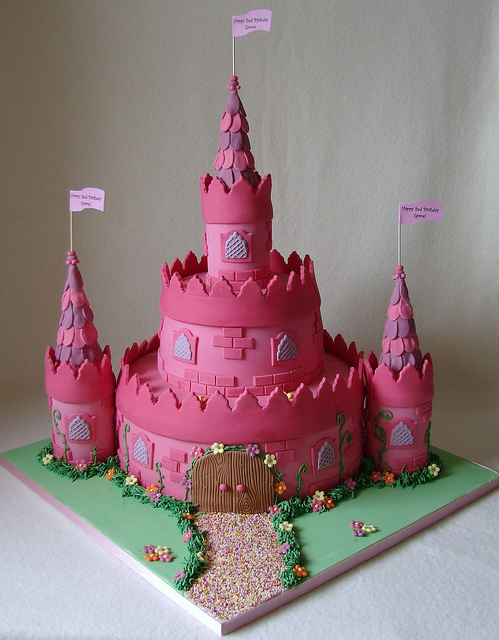 Princess Castle Cake