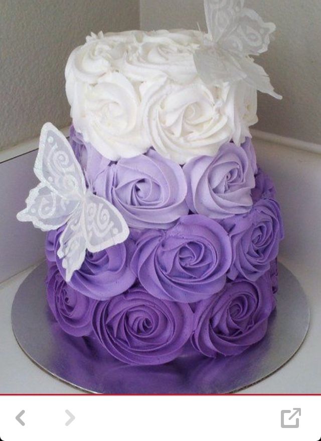 Purple Birthday Cake Ideas