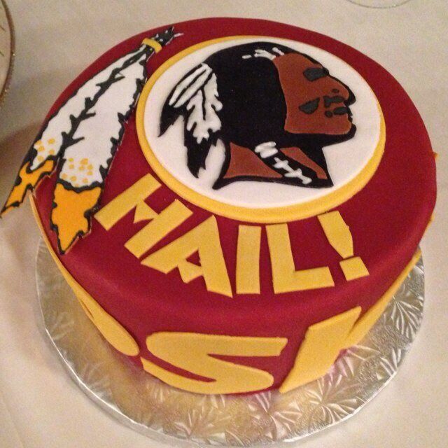 Redskins Birthday Cake