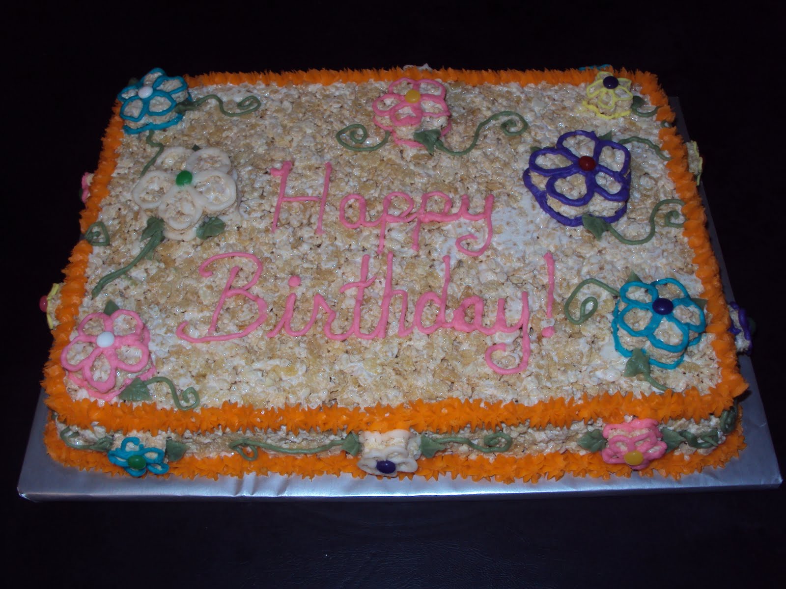 Rice Krispie Sheet Cake