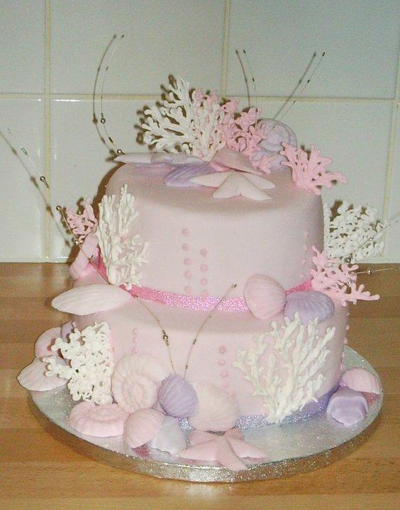 Seashell Birthday Cake