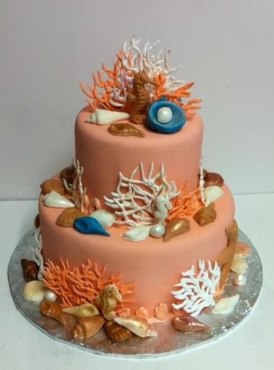 Seashell Birthday Cake