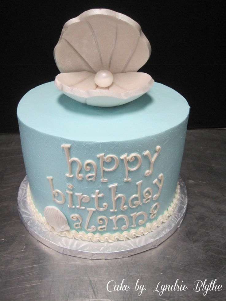 Seashell Birthday Cake