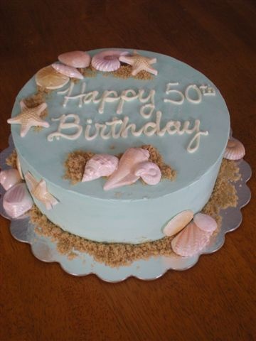 Seashell Birthday Cake