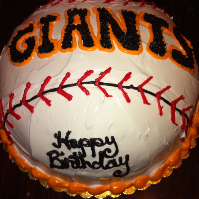 10 Photos of Baseball Shaped Cakes