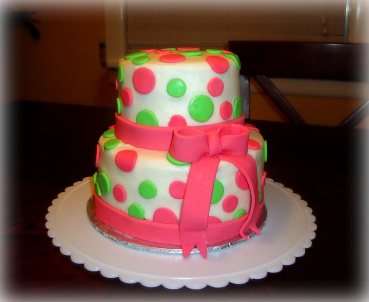 Simple Girls Birthday Cake