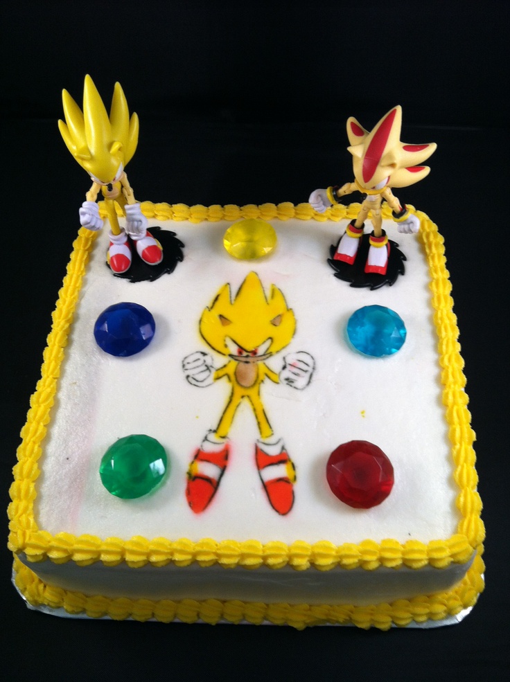 Sonic Birthday Cake