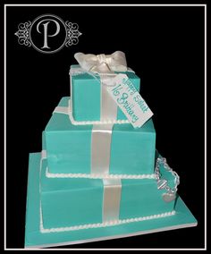 Tiffany Sweet 16 Birthday Cake