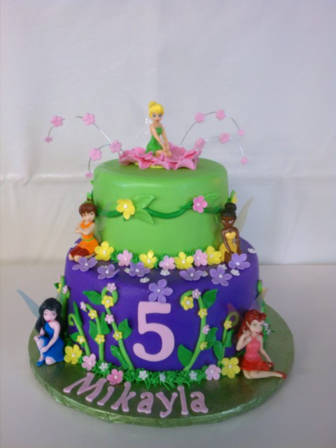 Tinkerbell and Friends Birthday Cake