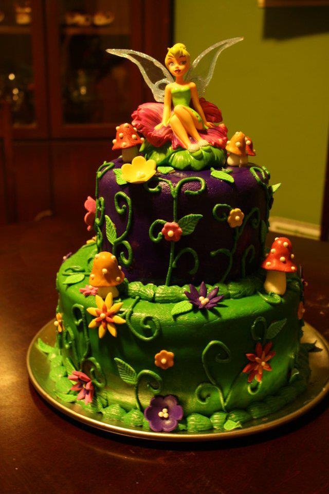 11 Photos of Tinkerbell And Zebra Birthday Cakes