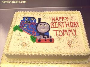 Tommy Birthday Cake with Name