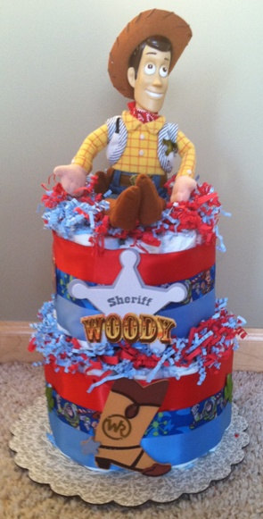 Toy Story Baby Shower Diaper Cakes