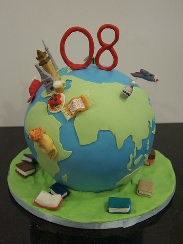 Travel Birthday Cake