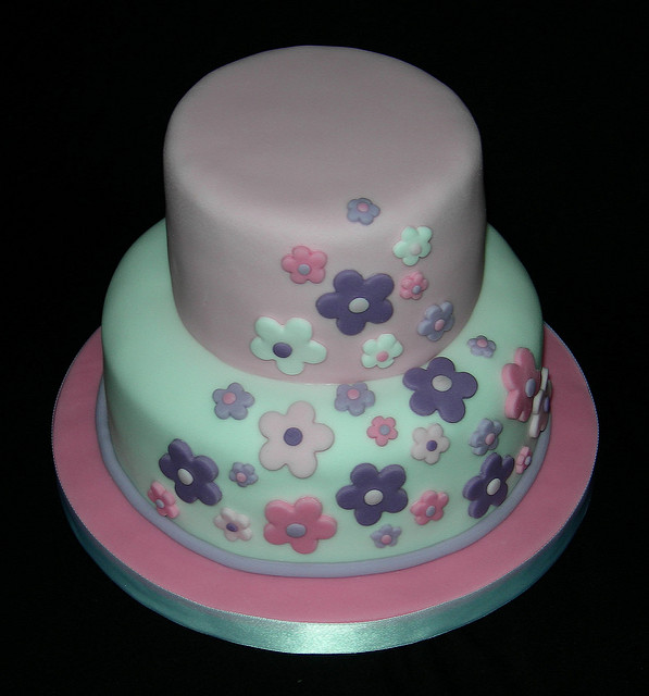 Two Tier Birthday Cake